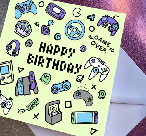 Happy Birthday Gaming Card