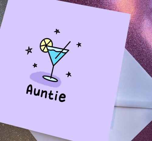 Auntie Cocktail Card