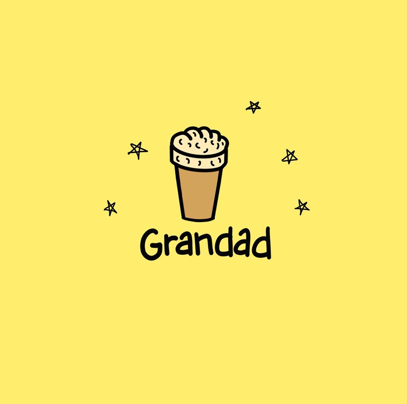 Grandad Beer Card
